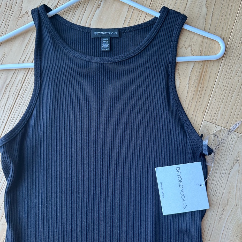 Beyond Yoga Charcoal Midi Dress - Picture 7 of 8